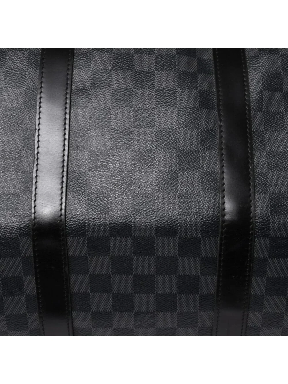 Louis Vuitton Keepall Bandouliere 55 Boston Bag Damier Graphite Black